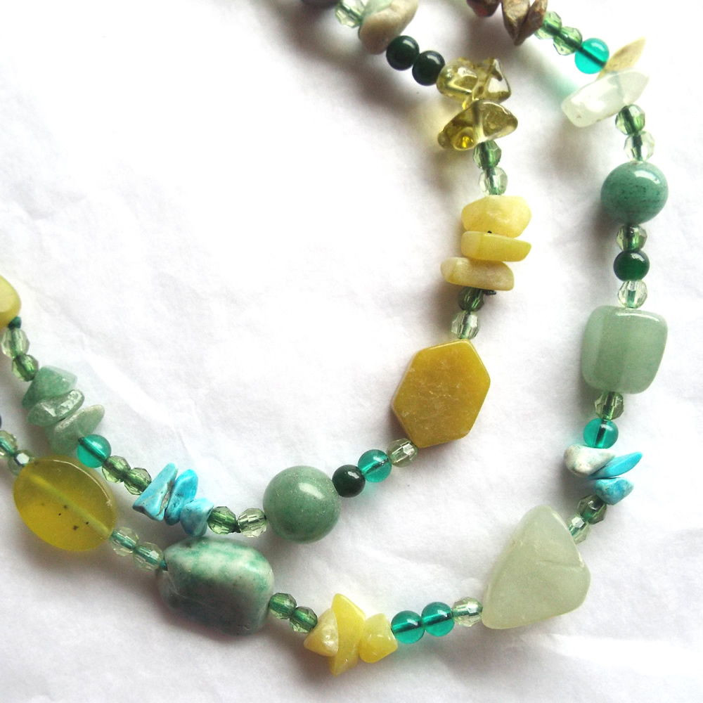 Green Gemstone Necklace