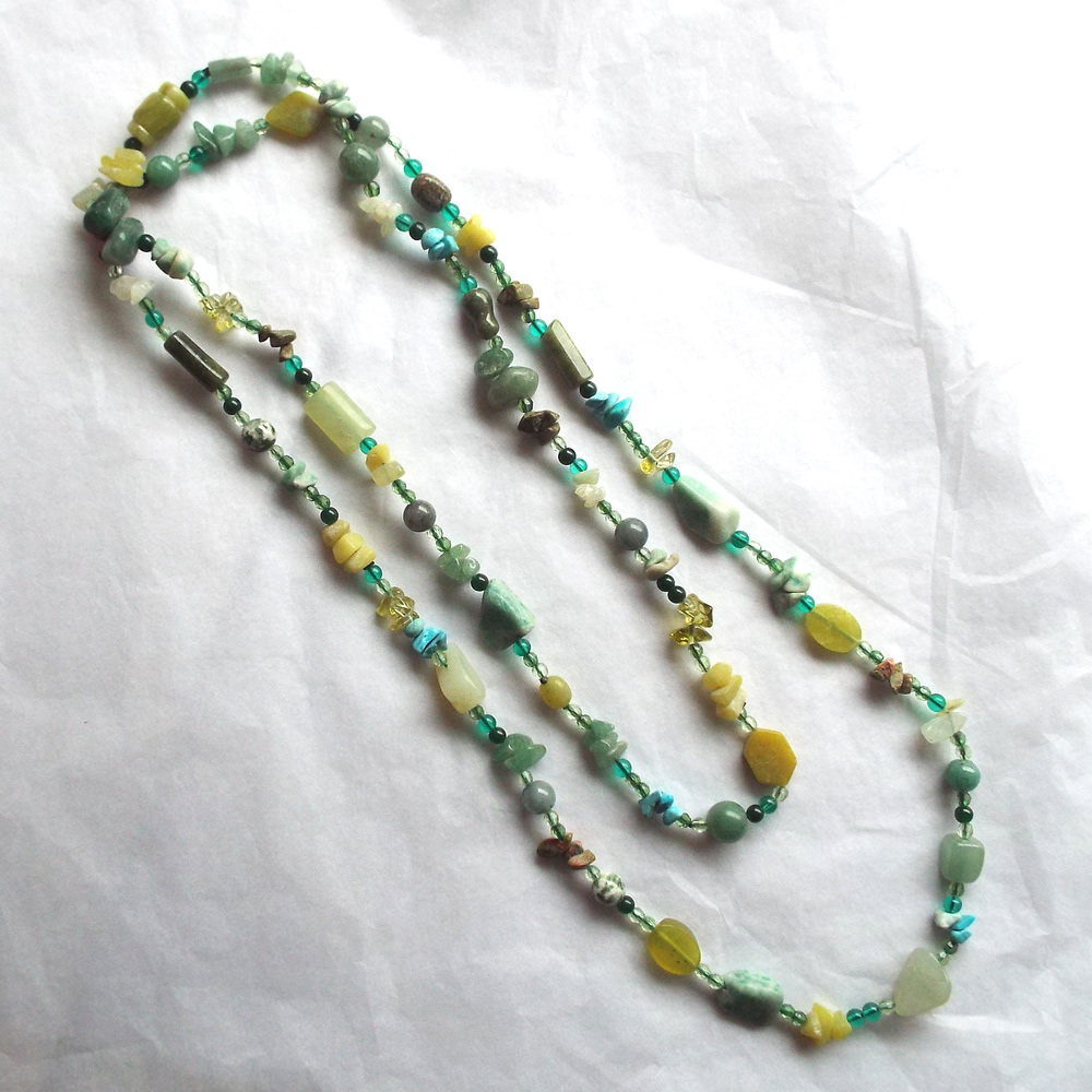 Green Gemstone Necklace