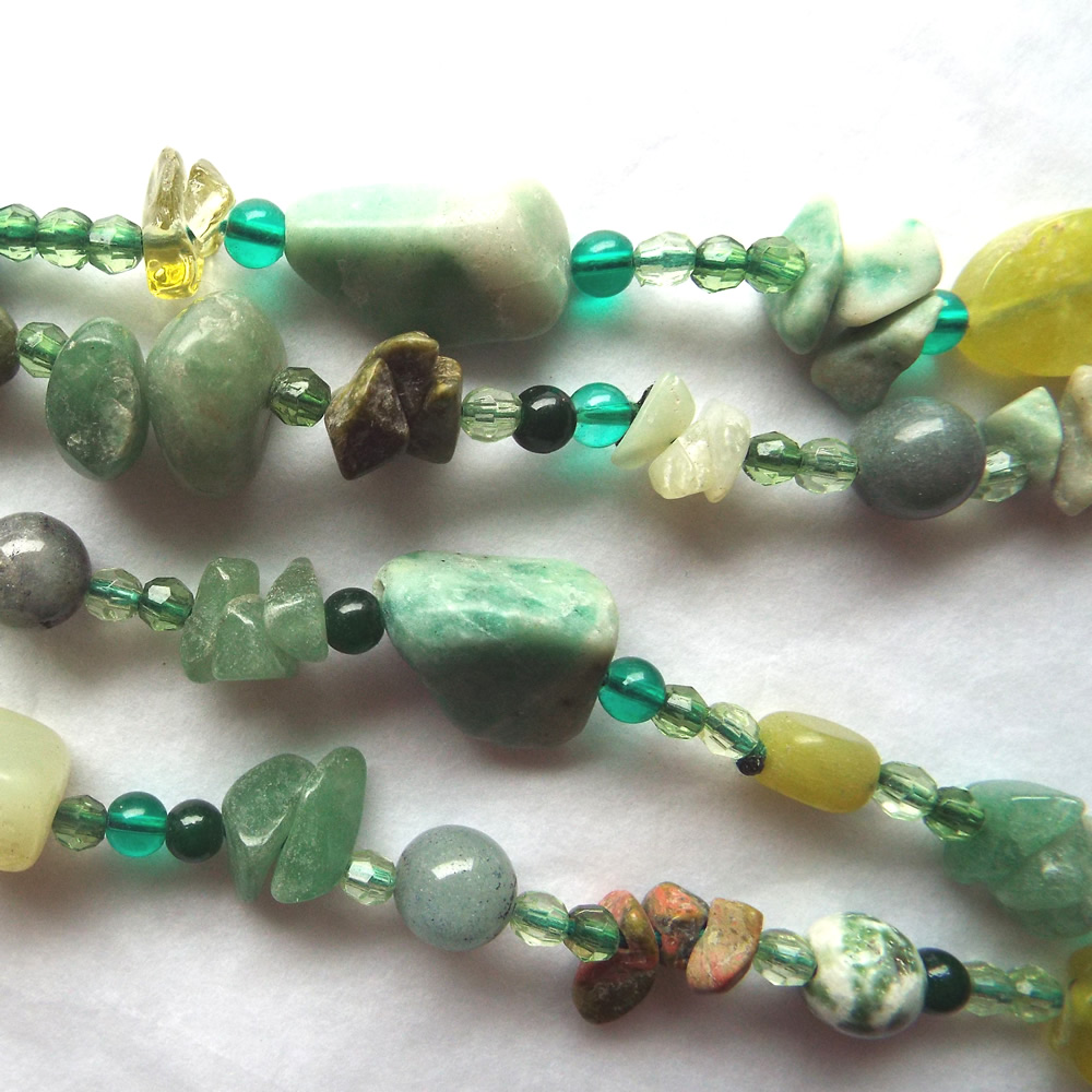 Green Gemstone Necklace