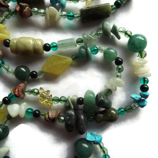 Green Gemstone Necklace