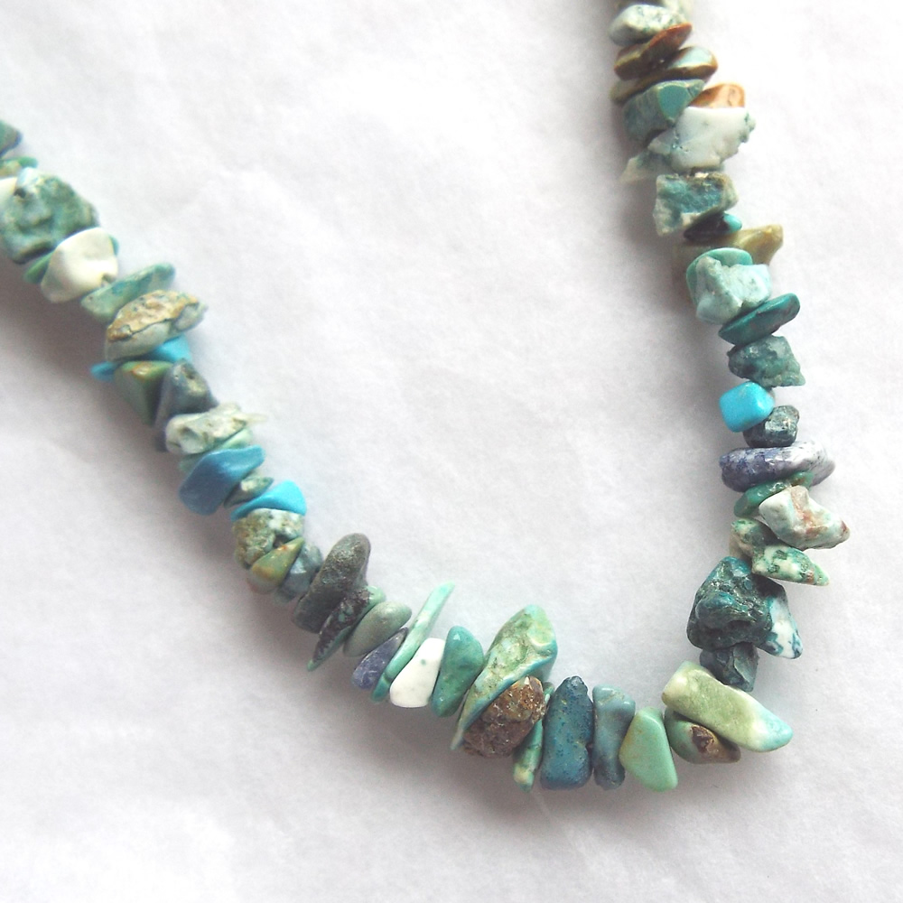 Turquoise Chip Necklace