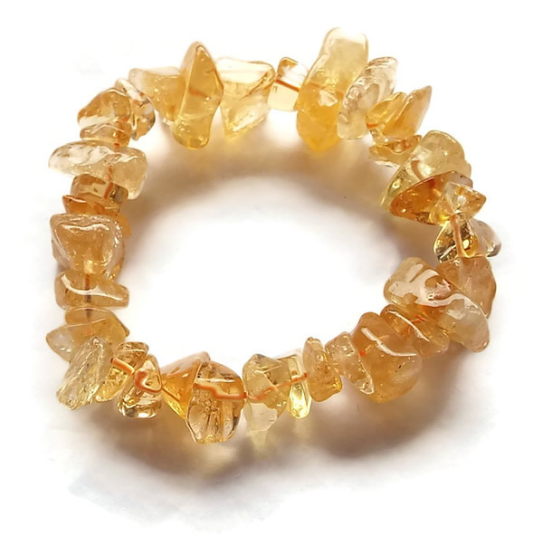 Citrine Chunky Gemstone Bracelet