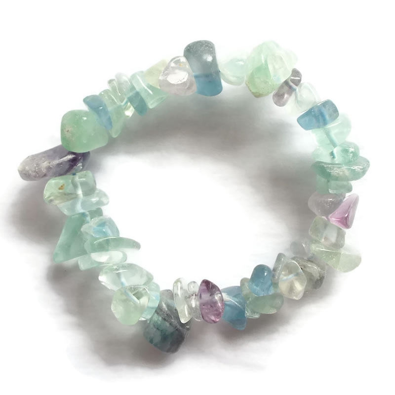 Fluorite Chip Bracelet