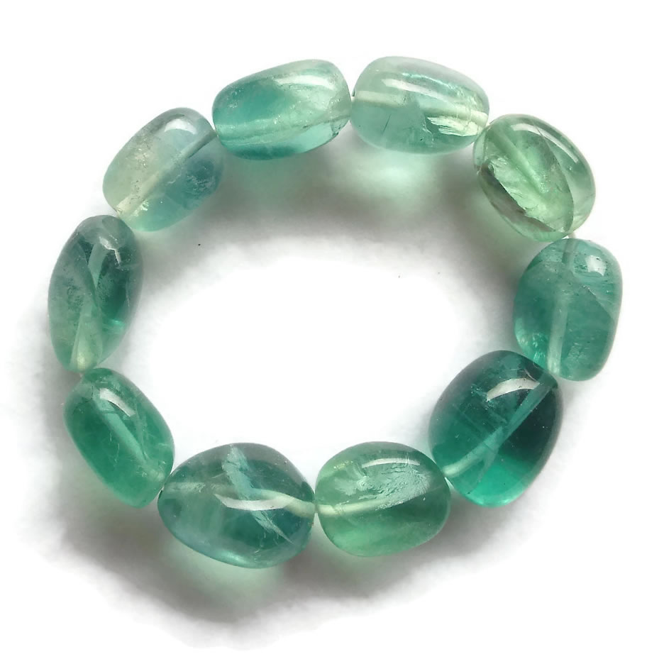 Fluorite Baroque Gemstone Bracelet