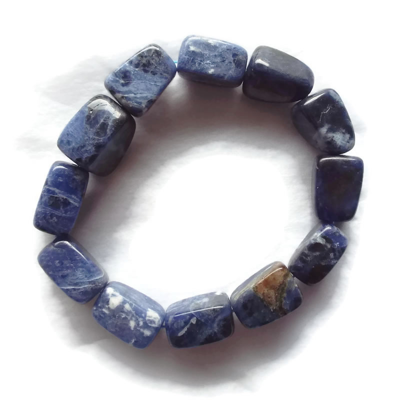 Sodalite Nugget Gemstone Bracelet