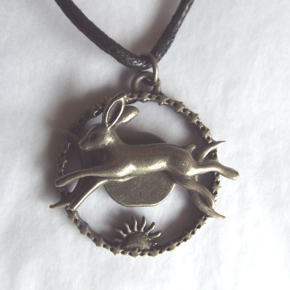 Celestial Hare Pendant Necklace