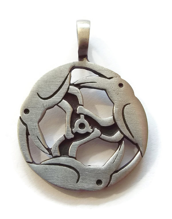 Three Ravens Pewter Pendant