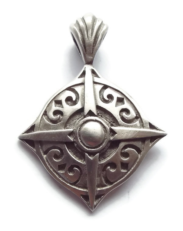 Fellowship Pewter Pendant - Direction