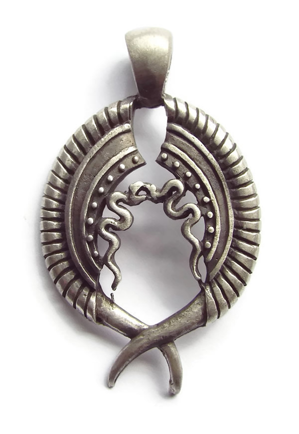 Nordic Charm Pewter Pendant - Triumph