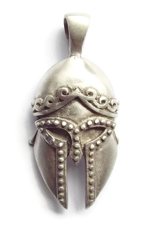 Nordic Charm Pewter Pendant - Warrior's Strength