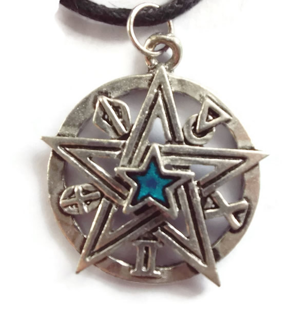 Cosmic Pewter Mystic Pentacle Pendant