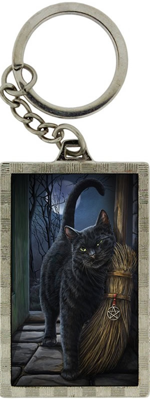 A Brush With Magic Black Cat 3D Key Ring