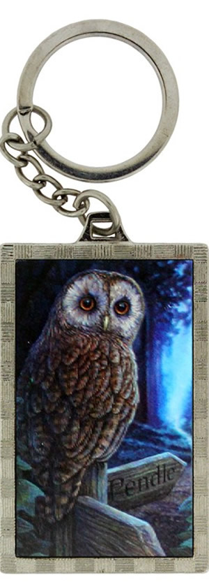 Way of the Witch Pendle Owl 3D Key Ring