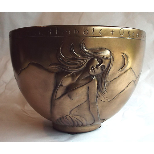 Maiden Mother Crone Triple Goddess Bowl