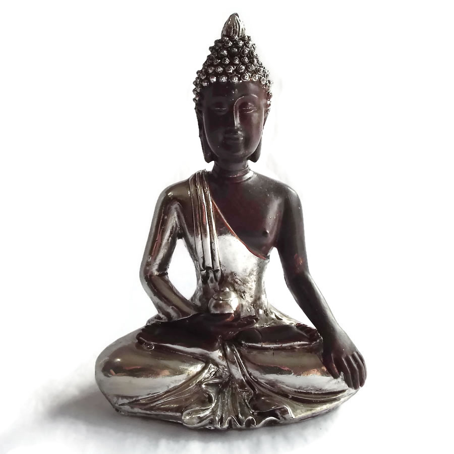 Silver Thai Buddha Figure