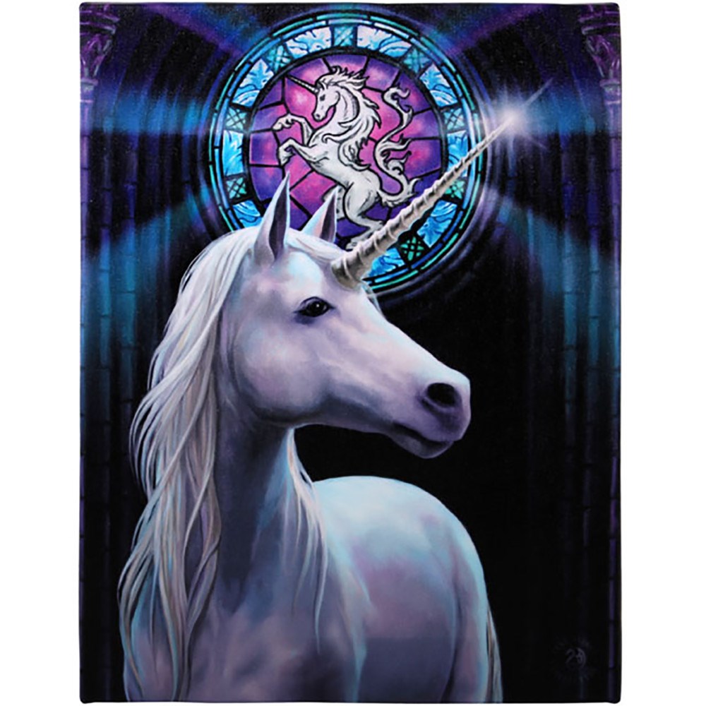 Anne Stokes Enlightenment Unicorn Wall Art Canvas