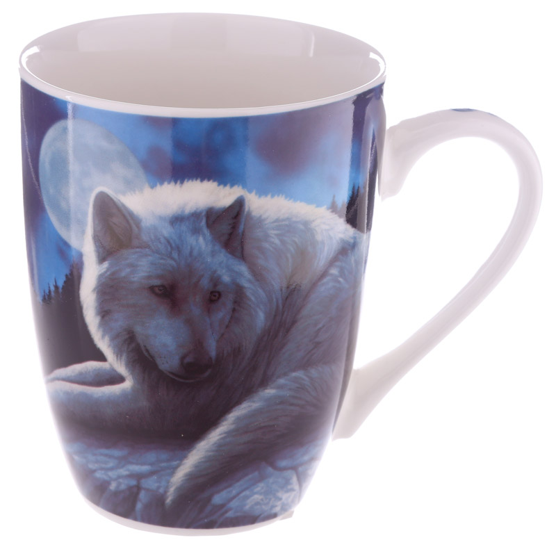 Guardian of the North Wolf China Mug