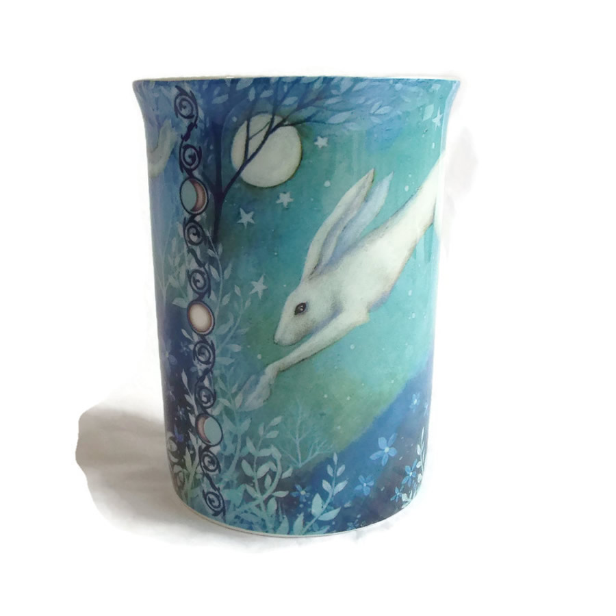 Moonlight Hare China Mug China Mug Multi View