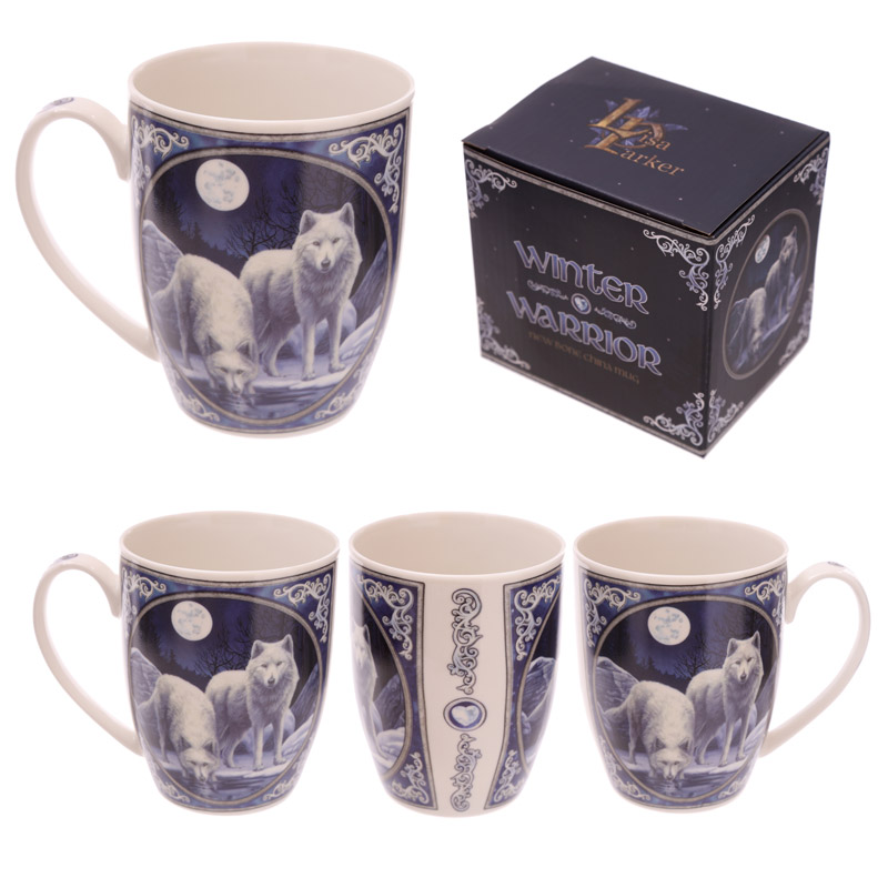 Winter Warrior China Mug Side View