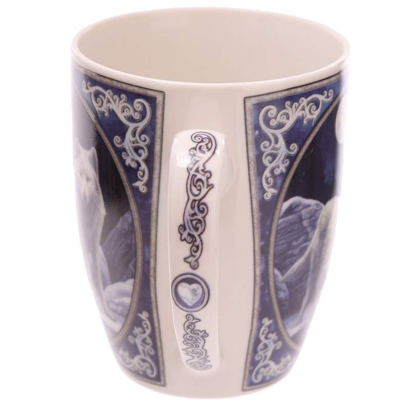Winter Warrior China Mug Side View