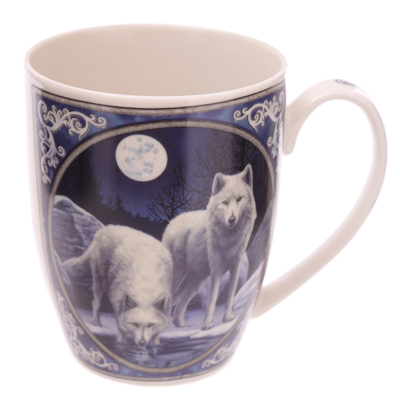 Winter Warrior China Mug Side View