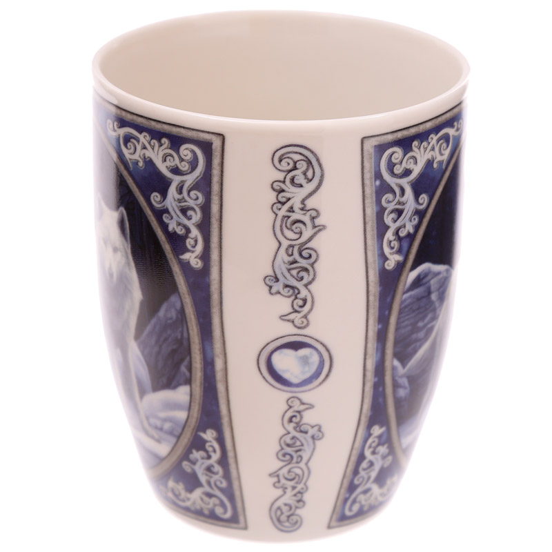 Winter Warrior China Mug Side View