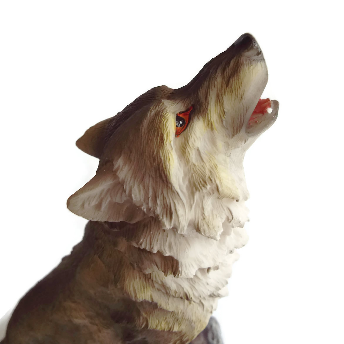 Grey Wolf Figure Head Detail