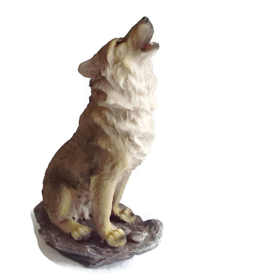 Grey Wolf Figure