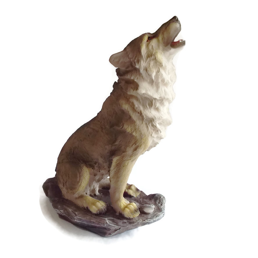 Grey Wolf Figure