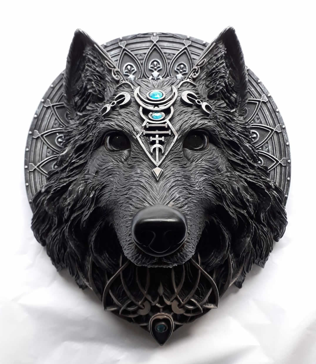 Wolf Moon Wall Ornament