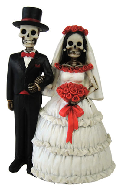 Day of the Dead Wedding Couple