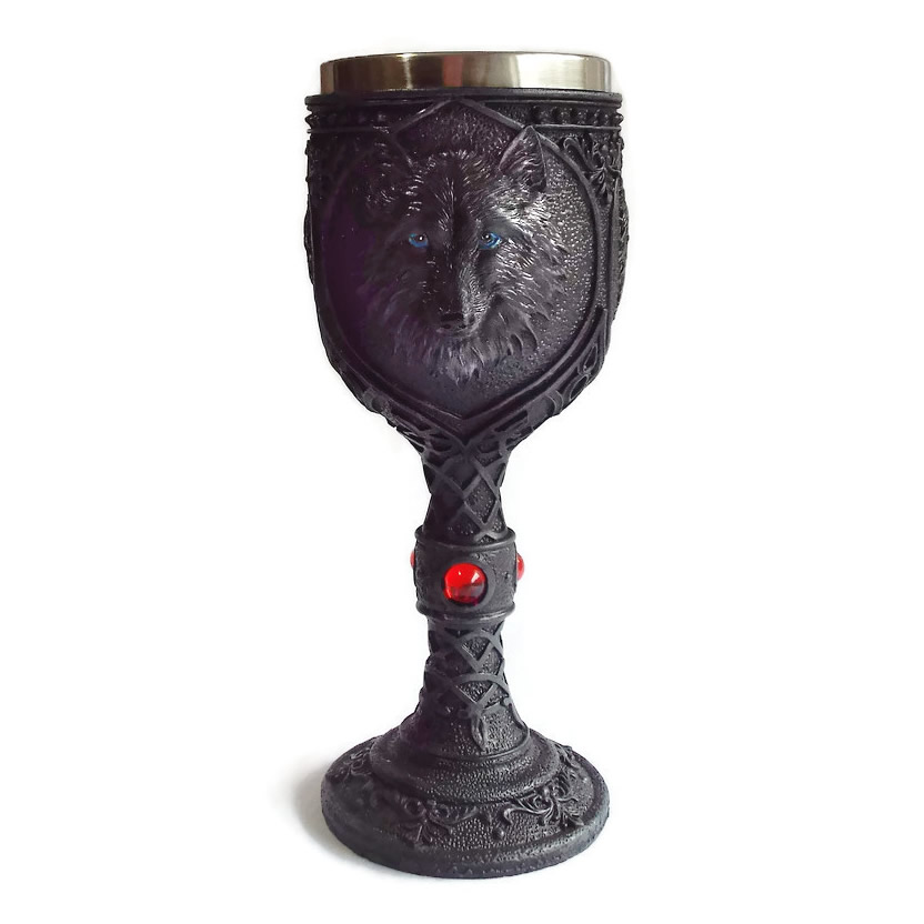 Black Wolf Goblet