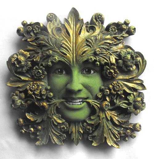 Green Mistress Green Man Plaque