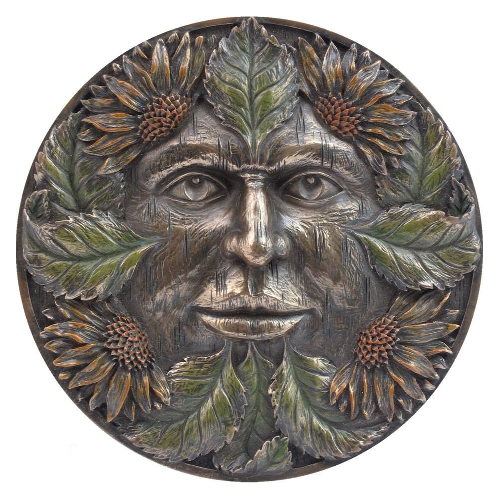 Summer Green Man Plaque