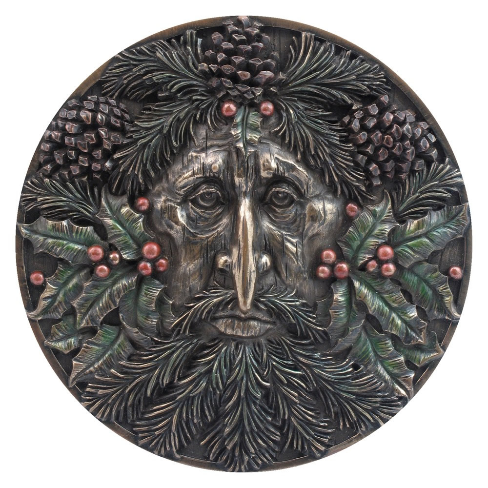 Winter Green Man Plaque