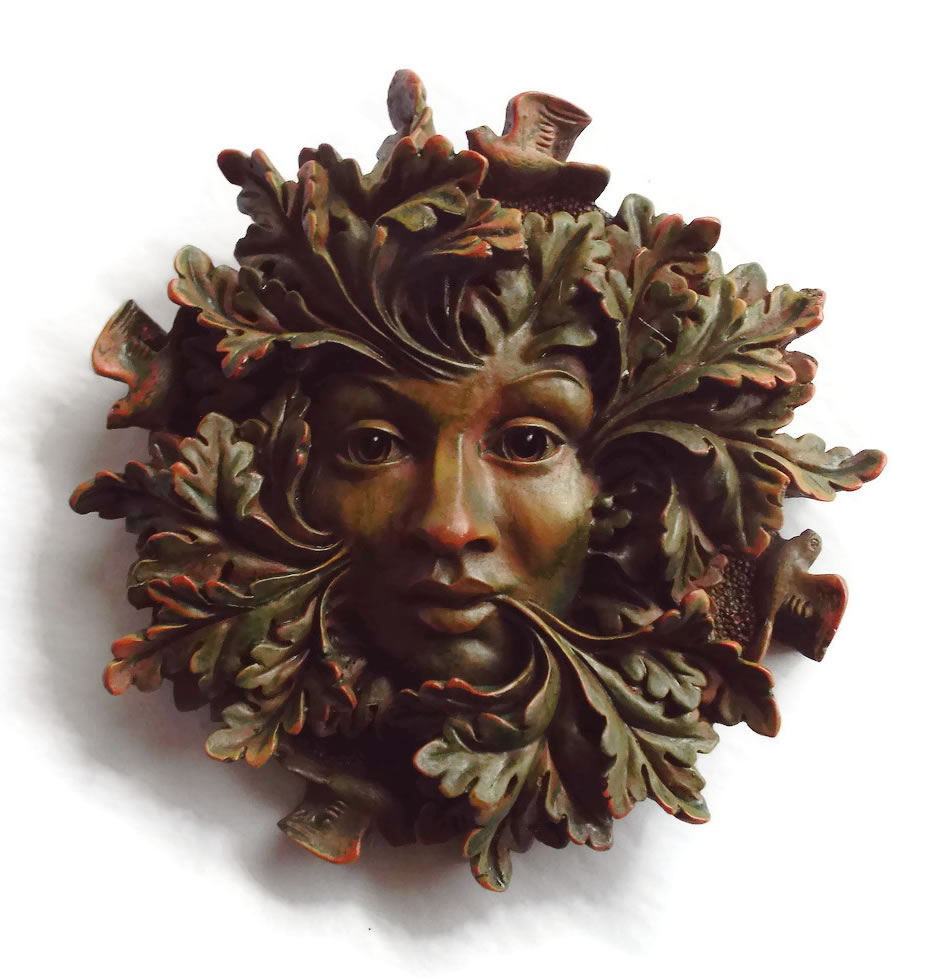 Spirit Green Man Plaque