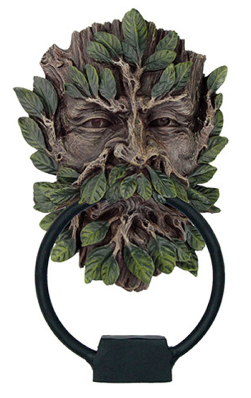 Wildwood Green Man Wall Door Knocker