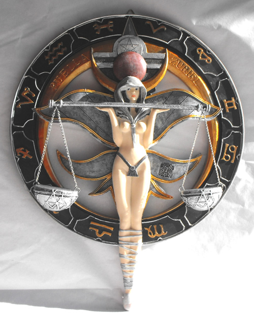 Chaldean Libra Astrological Wall Ornament