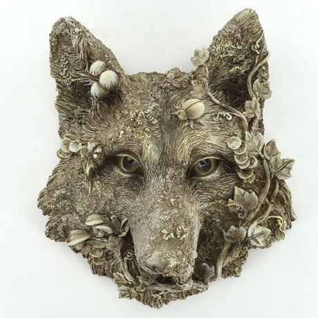 Woodland Wolf Plaque Wall Ornament