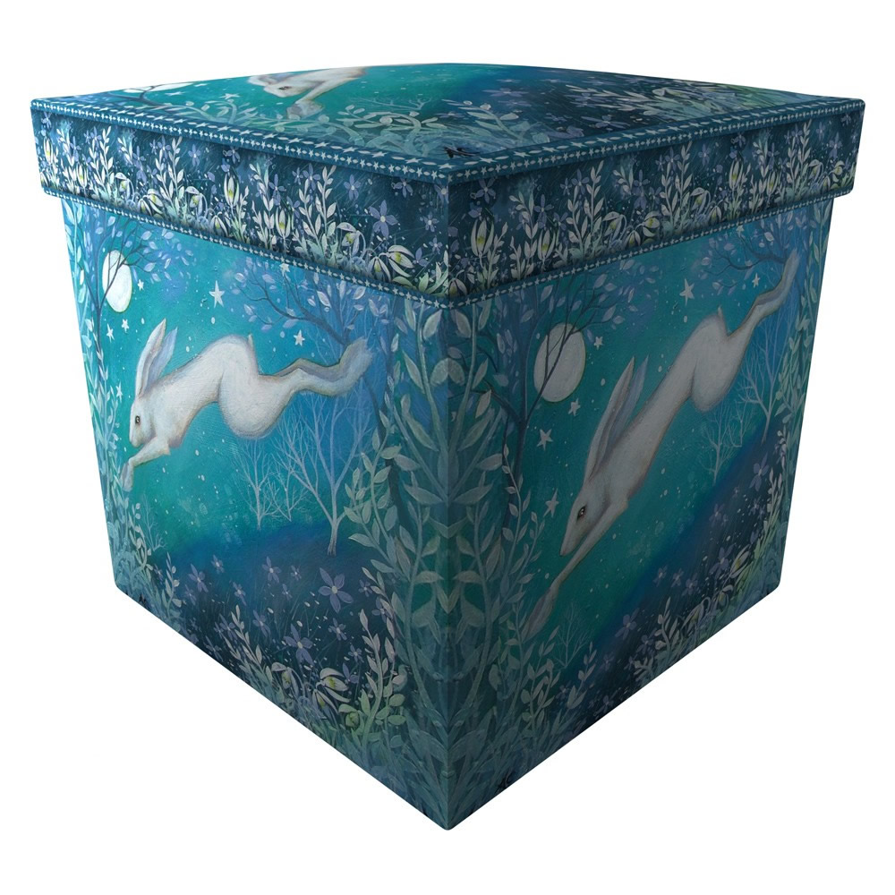 Moonlight Hare Storage Stool