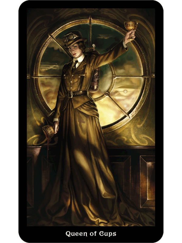 Steampunk Tarot Queen of Cups