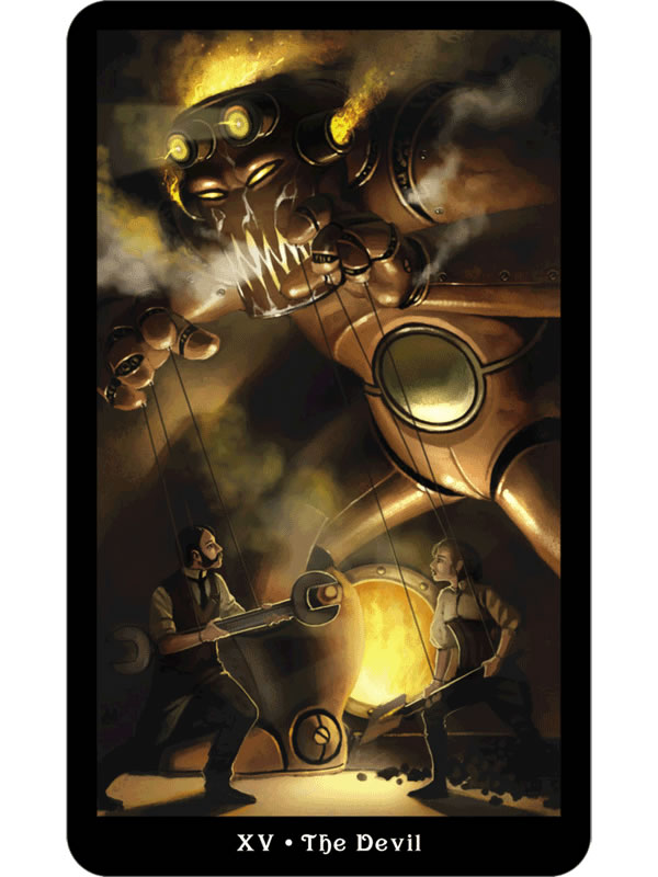 Steampunk Tarot Devil