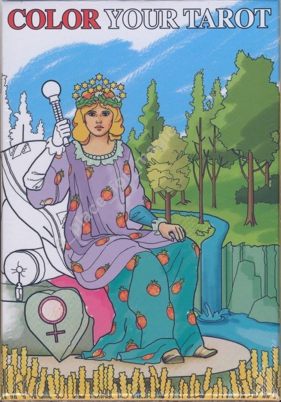 Colour Your Tarot Major Arcana Card Deck