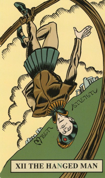 English Magic Tarot Hanged Man