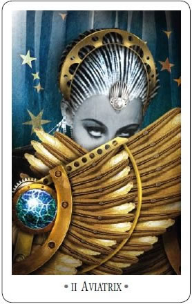 The Steampunk Tarot Box Set Aviatrix