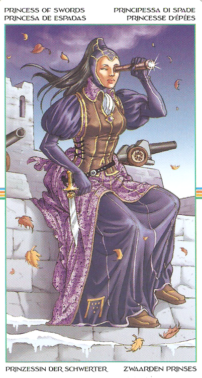 The Wheel of the Year Tarot Princess of Swords