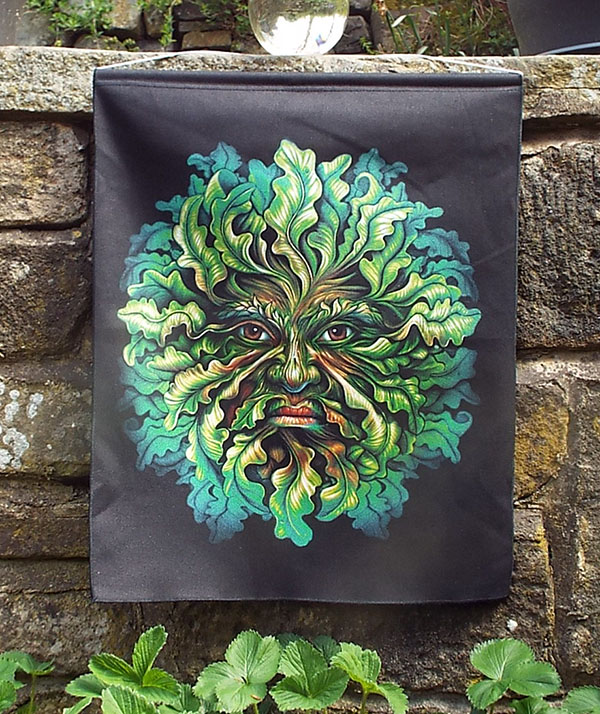 Lisa Parker Green Man Wall Hanging