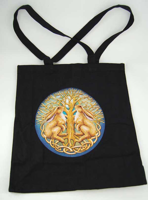 Moongazing Hares Shopping Bag