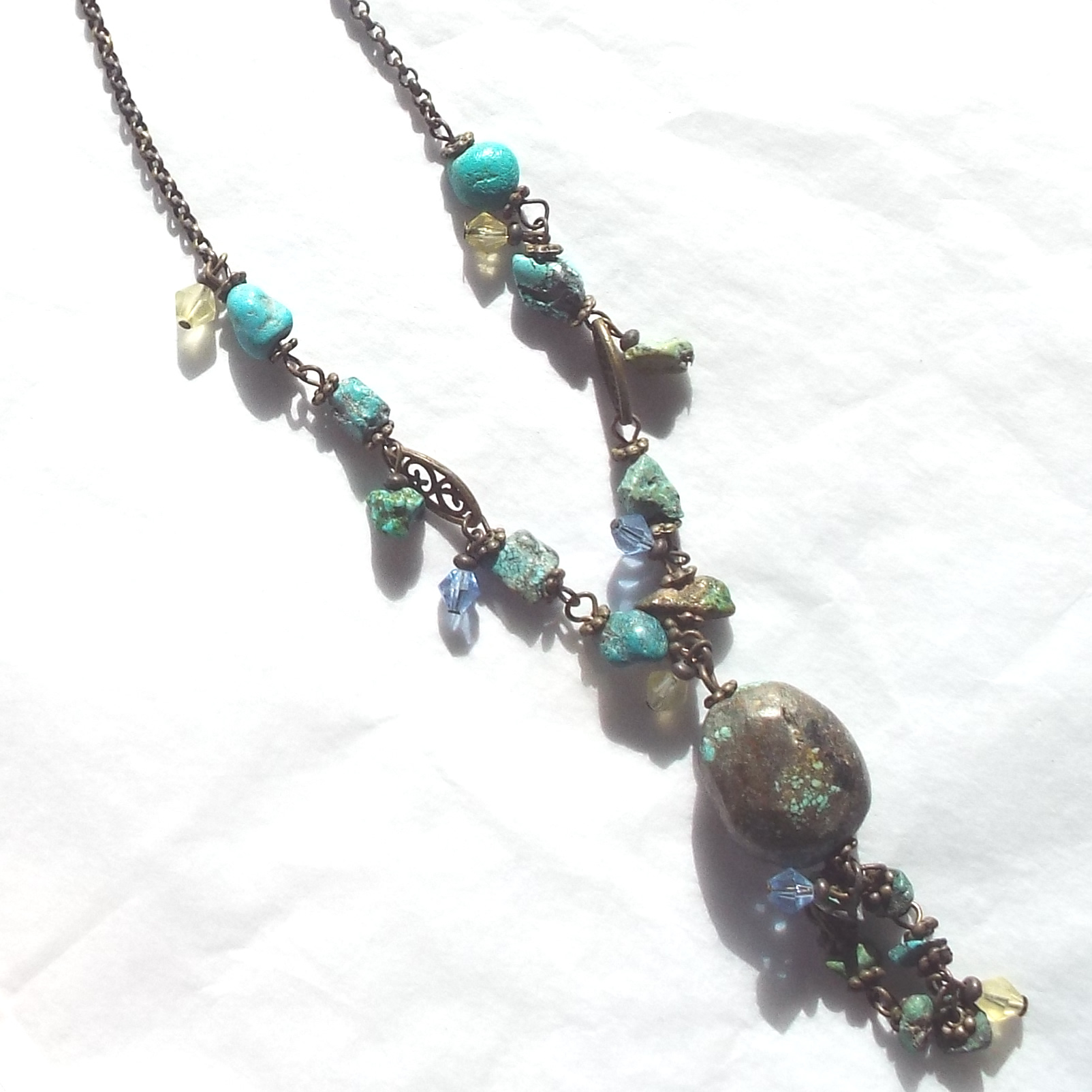 Turquoise Charm Necklace